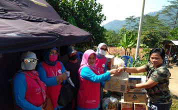 KKSS Peduli Kabupaten Bogor, Santuni Korban Banjir dan Tanah Longsor, Desa Wangun Jaya
