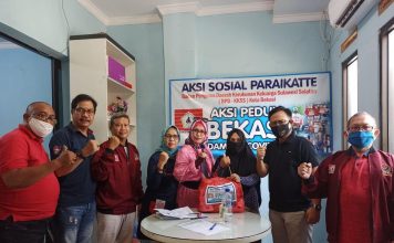 Pandemi Belum Berakhir, KKSS Kota Bekasi Salurkan Lagi Sembako untuk kesebelas Kali