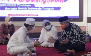 Gubernur Ganjar, Musdalifah Pangka dan Ustad Das’ad Berhikmat di Acara Tausiah Kebangsaan