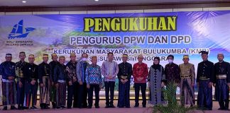 Meriah, Andi Irwan Nur Dikukuhkan Sebagai Ketua Kerukunan Masyarakat Bulukumba Sultra