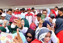 Hadiri Gerakan Sulsel Anti-Mager, Mendagri Ajak Masyarakat Terus Jaga Kesehatan