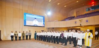 Menhub Dudy Lantik dan Rotasi Sejumlah Pejabat di Lingkungan Kementerian Perhubungan