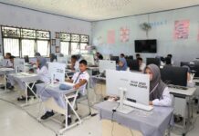 Tes Kemampuan Akademik di Makassar Berjalan Baik, Siswa Tunjukkan Antusiasme Tinggi