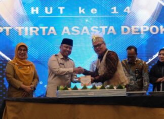 Usung tema “ Perkuat Profesionalisme, Dorong Transformasi Bisnis, dan Tekan Kebocoran Air” PT Tirta Asasta rayakan HUT ke-14 bersama Pemkot Depok