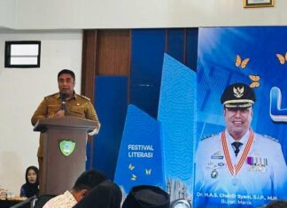 Chaidir Syam Sampaikan Capaian Tertinggi Kegemaran Membaca Maros di FLI 2025