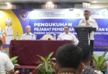 KEMENHUB PERKUAT ASPEK KESELAMATAN PELAYARAN LEWAT PENGUKUHAN MARINE INSPECTOR TYPE A DAN B