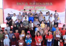 Tiga Kegiatan Sehari, Polres Labuhanbatu Gelar Jumat Berkah, Doa Lintas Agama, dan Apel Tanggap Bencana