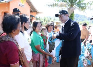 Kunjungi Lokasi Bencana, Mentan Andi Amran Pastikan Stok Beras Aman dan Sawah Rusak Diperbaiki