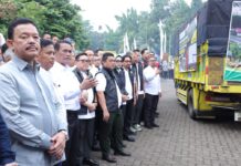Mentan Lepas 207 Truk Bantuan Bencana, Distribusi Pangan Tembus Lokasi Terisolasi di Sumatra