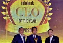 Direktur Utama Askrindo Fankar Umran Dinobatkan sebagai CEO OF THE YEAR 2025