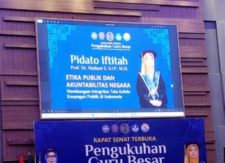 Anggota DYK Cabang Makassar Dikukuhkan sebagai Guru Besar UMS Rappang