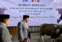 KM Bulukumba Kembali Gelar Qurban Bersama, Bupati: Bukti Cinta untuk Daerah