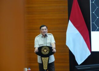 Menhan RI Berikan Pengarahan Kerja kepada Pejabat Eselon I dan II Kemhan RI