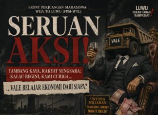 FPM-WTL Serukan Aksi di Kantor PT Vale Makassar, Angkat Isu Tanamalia dan Hak Masyarakat Adat