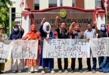 Usai Digusur, Petani Laoli Gugat Legalitas Sertifikat HPL Pemkab Luwu Timur di PTUN Makassar