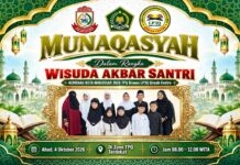 554 Santri dari 60 TPQ Ikuti Munaqasyah Akbar LP3Q Qiroah Centre, TPQ Basmallah, Ikut Sertakan 7 Santri