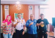 Perkuat Sinergi Publikasi, PINISI.co.id Silaturahmi dengan Kepala Distrik Navigasi Kelas I Makassar